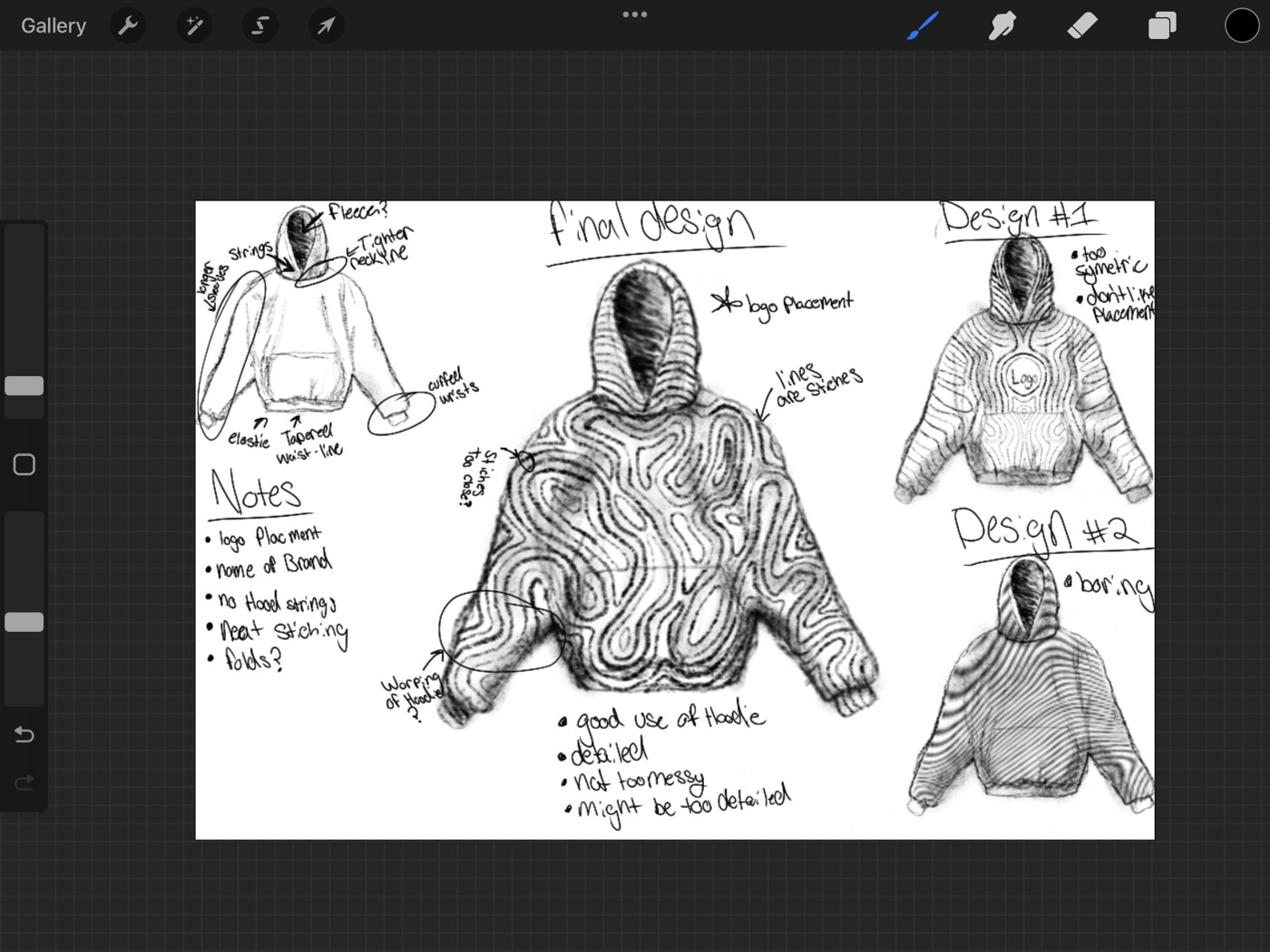 Hoodie — sketch