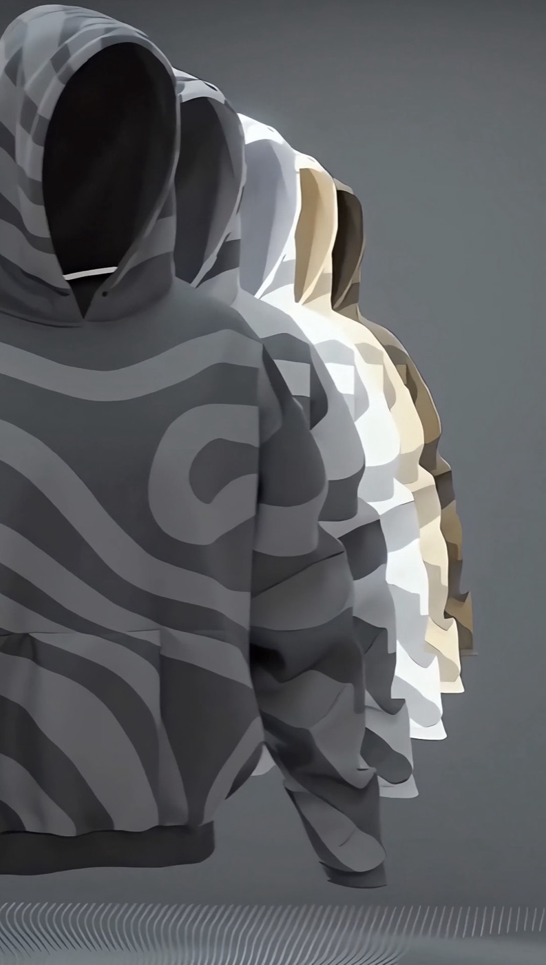 Hoodie — 3D renders