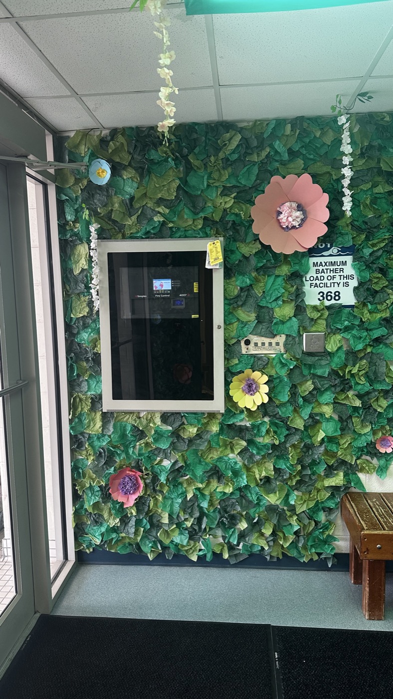 Spring — leaf wall