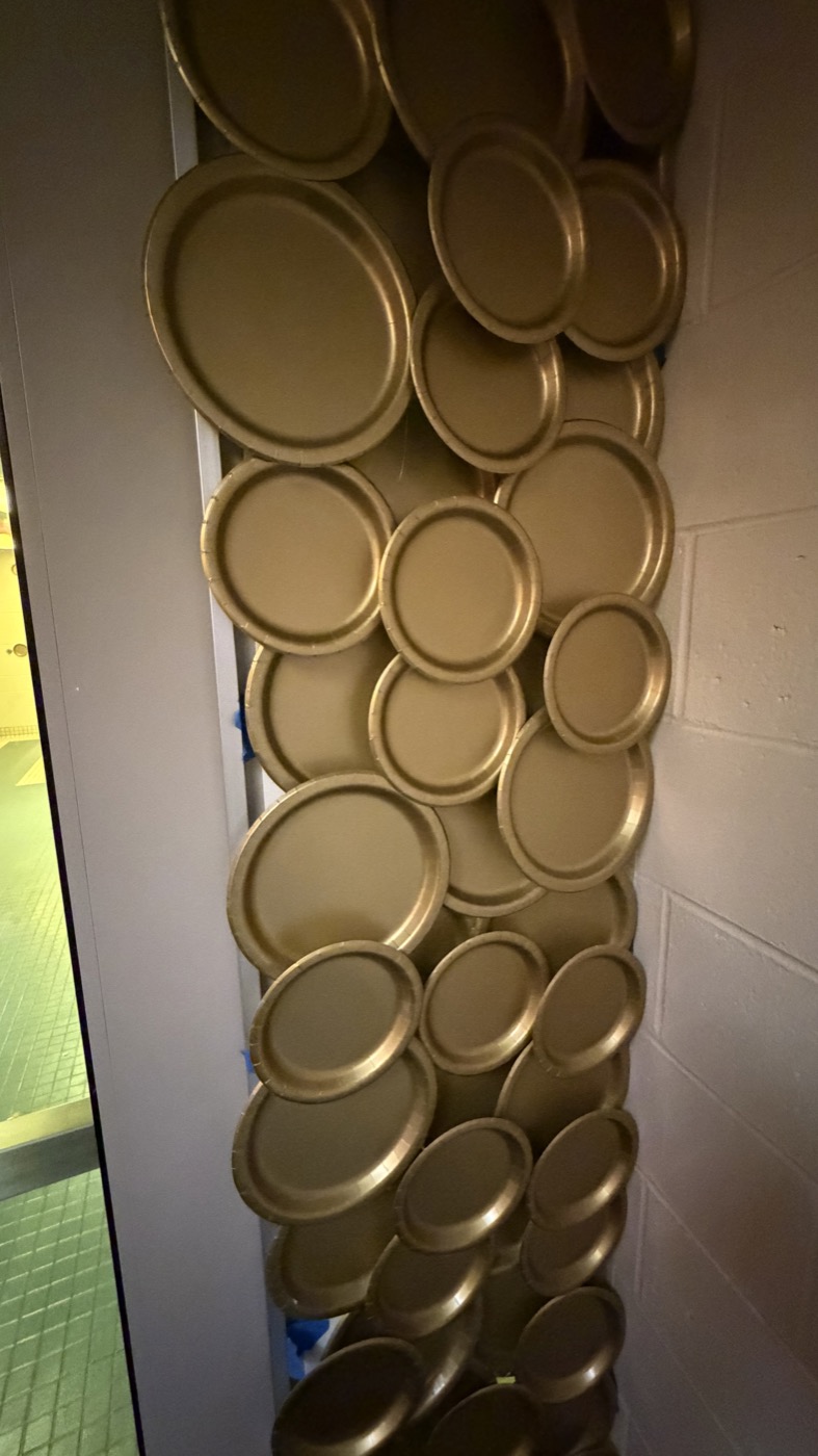 St. Patrick's — gold plates