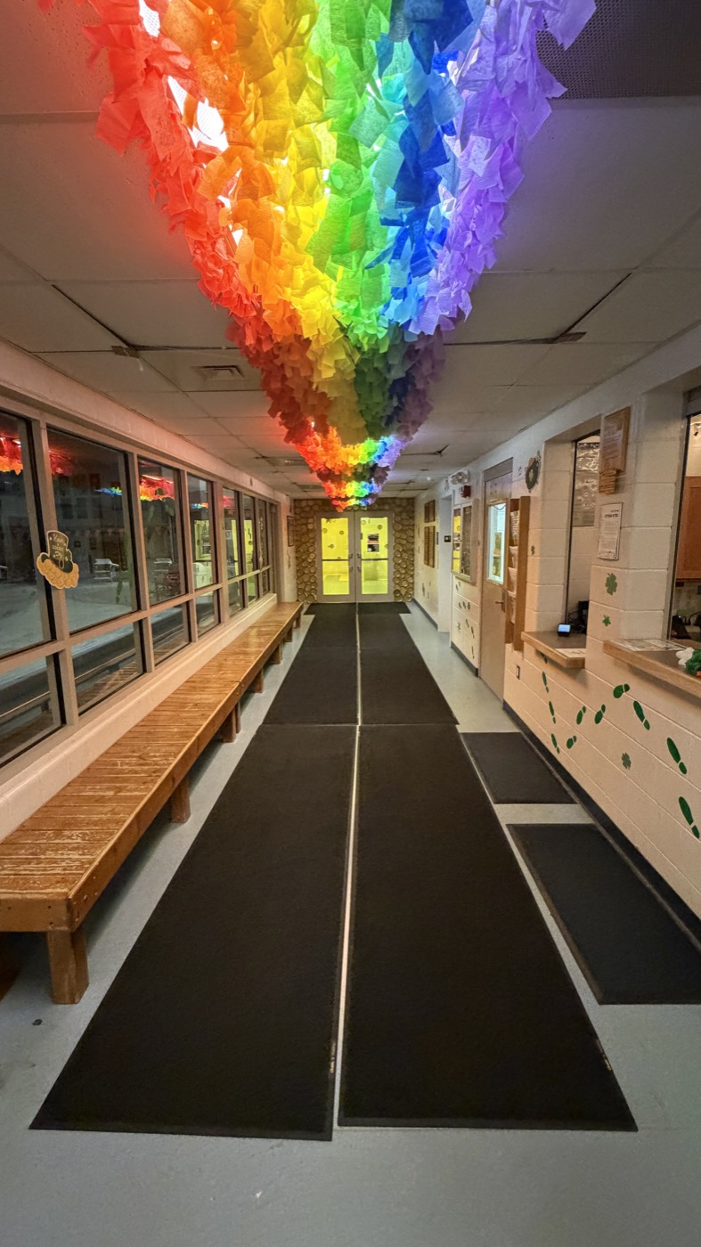 St. Patrick's — rainbow ceiling
